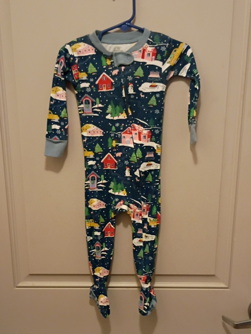 Honest Baby Clothing Christmas Footie Pajamas Size 12Months